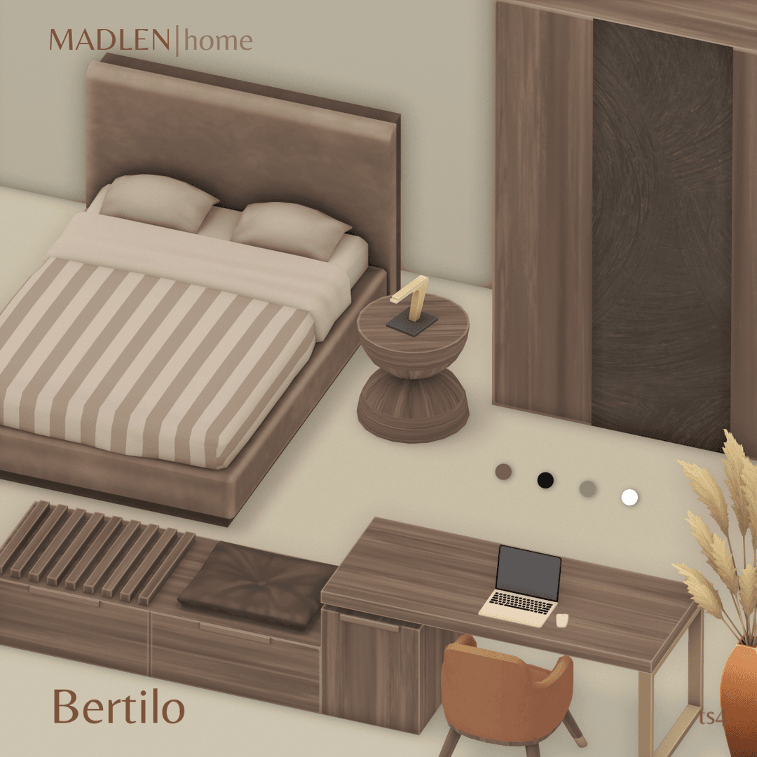 Скриншот мода Мебель для спальни Bertilo Bedroom